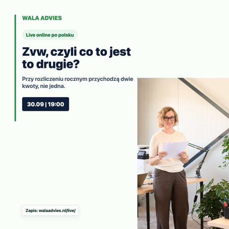 Jak rozłożyć podatek i składki ZZP na cały rok w Holandii?